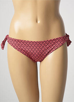 Bas de maillot de bain tissage satiné bikini rose SIMONE PERELE femme