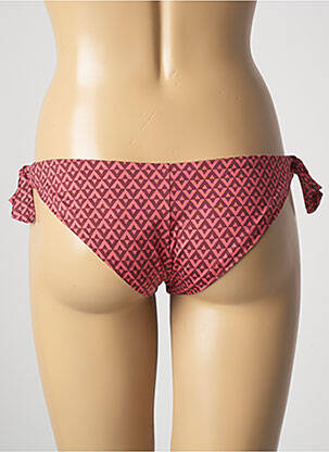 Bas de maillot de bain tissage satiné bikini rose SIMONE PERELE femme