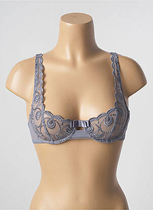 Soutien-gorge broderie gris PASSIONATA femme