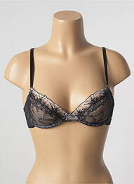 Soutien-gorge effet matière satinée haut soutien-gorge emboitant noir PASSIONATA femme