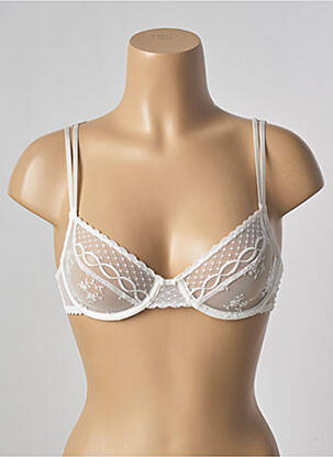 Soutien-gorge broderie haut soutien-gorge emboitant blanc PASSIONATA femme
