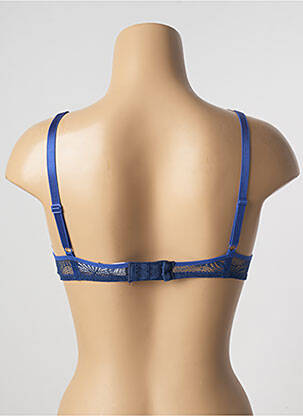 Soutien-gorge effet matière satinée haut soutien-gorge push-up bleu PASSIONATA femme