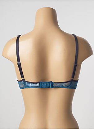 Soutien-gorge effet matière satinée haut soutien-gorge push-up bleu PASSIONATA femme