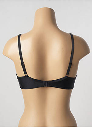 Soutien-gorge effet matière satinée haut soutien-gorge moulé noir ALLUMETTE femme