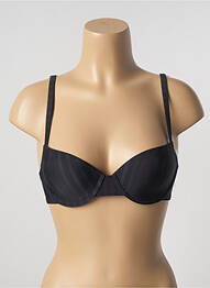 Soutien-gorge effet matière satinée haut soutien-gorge moulé noir ALLUMETTE femme