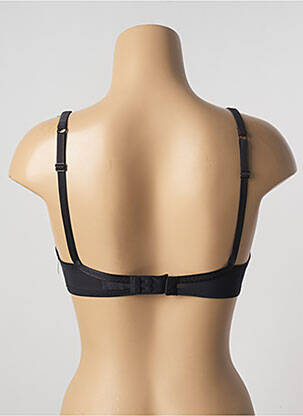 Soutien-gorge effet matière satinée haut soutien-gorge moulé noir ALLUMETTE femme