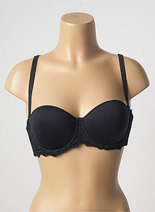 Soutien-gorge broderie haut soutien-gorge moulé noir SIMONE PERELE femme