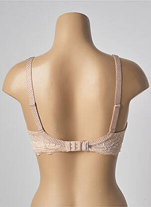 Soutien-gorge effet matière satinée haut soutien-gorge moulé chair SIMONE PERELE femme