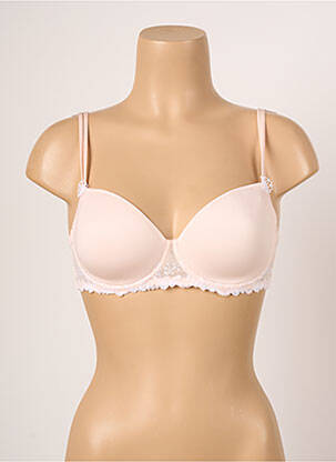 Soutien-gorge broderie haut soutien-gorge moulé rose SIMONE PERELE femme