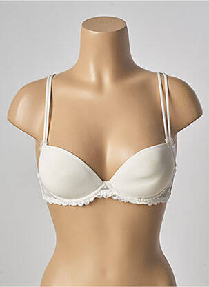 Soutien-gorge légère et transparente haut soutien-gorge avec mousse de rembourrage amovible beige SIMONE PERELE femme