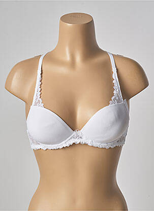 Soutien-gorge bretelle multi position haut soutien-gorge avec mousse de rembourrage amovible blanc SIMONE PERELE femme