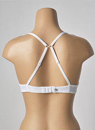 Soutien-gorge bretelle multi position haut soutien-gorge avec mousse de rembourrage amovible blanc SIMONE PERELE femme