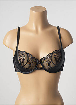 Soutien-gorge bretelle multi position haut soutien-gorge emboitant noir IMPLICITE femme