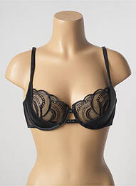 Soutien-gorge bretelle multi position haut soutien-gorge emboitant noir IMPLICITE femme
