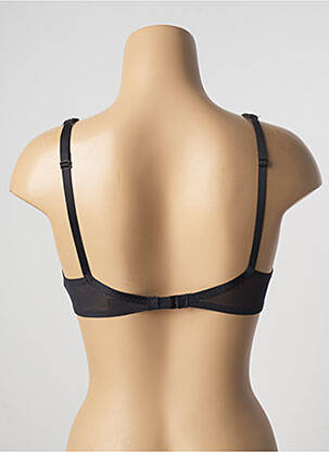Soutien-gorge effet matière satinée haut soutien-gorge moulé noir IMPLICITE femme