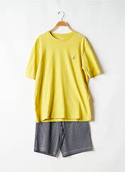 Pyjashort jaune EMINENCE pour homme seconde vue