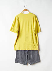 Pyjashort jaune EMINENCE pour homme seconde vue