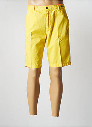 Bermuda tissage popeline taille normale jaune PAUL & SHARK homme