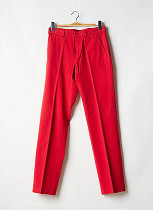 Pantalon chino stretch taille normale rouge PAUL & SHARK homme