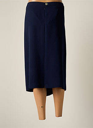 Jupe mi-longue coupe droite bleu JUMFIL femme