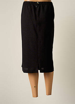 Jupe mi-longue coupe évasée noir JUMFIL femme