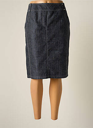 Jupe mi-longue coupe droite gris JUMFIL femme