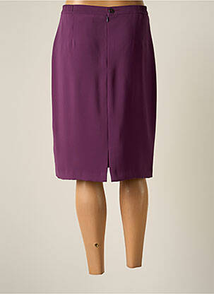 Jupe mi-longue coupe droite violet JUMFIL femme