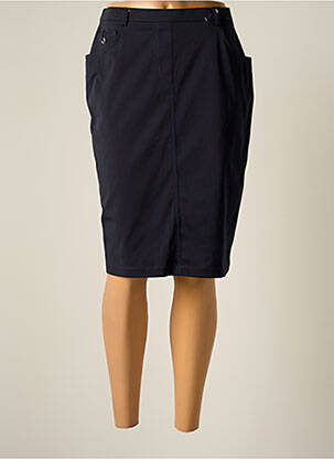 Jupe mi-longue stretch bleu JUMFIL femme