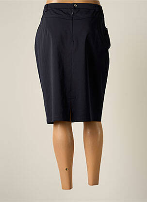 Jupe mi-longue stretch bleu JUMFIL femme