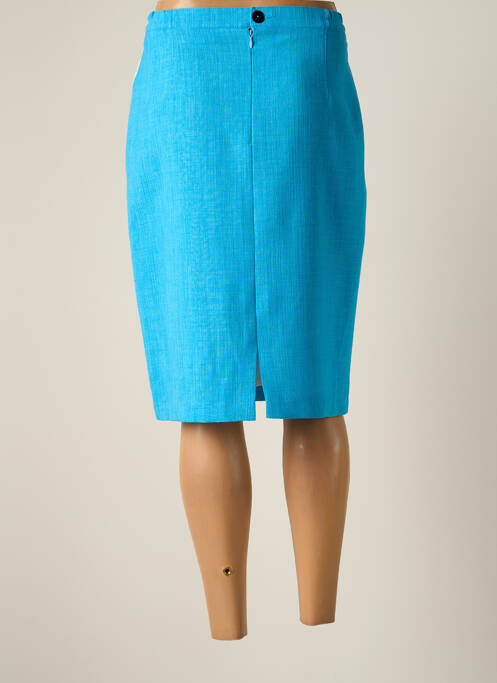 Jupe mi-longue bleu JUMFIL pour femme