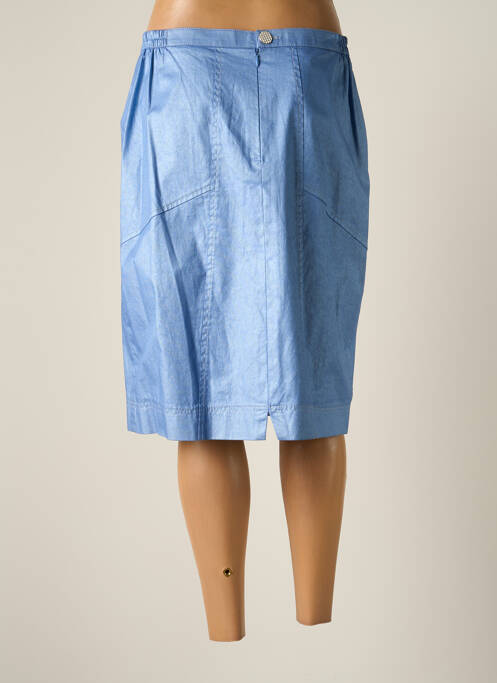 Jupe mi-longue bleu JUMFIL pour femme