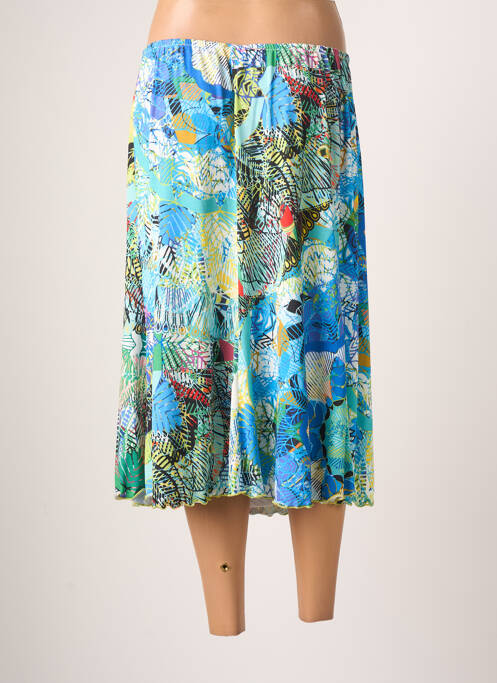 Jupe mi-longue bleu JUMFIL pour femme