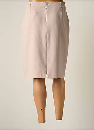 Jupe mi-longue taille normale beige JUMFIL femme