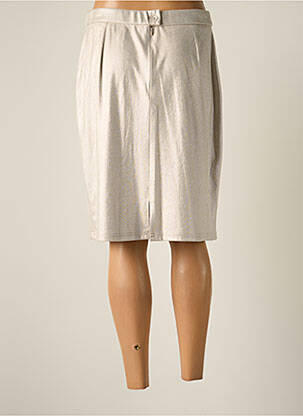 Jupe mi-longue stretch beige JUMFIL femme