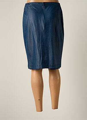 Jupe mi-longue stretch bleu JUMFIL femme