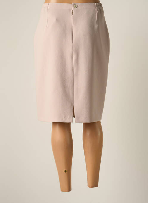 Jupe mi-longue beige JUMFIL pour femme