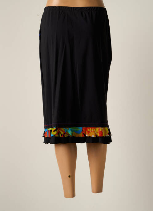 Jupe mi-longue noir JUMFIL pour femme