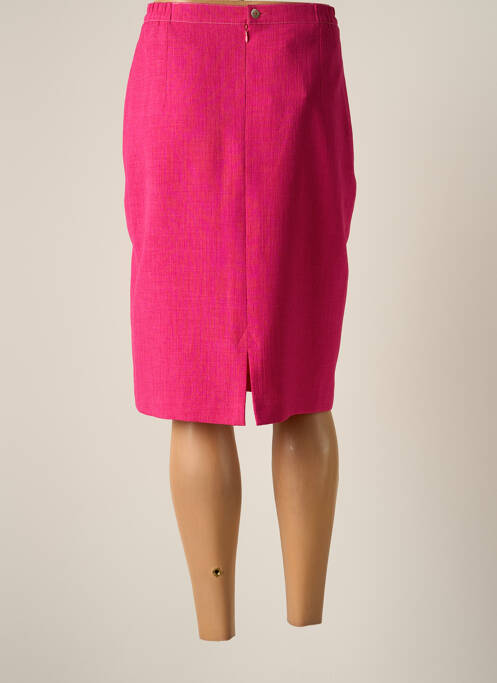 Jupe mi-longue rose JUMFIL pour femme