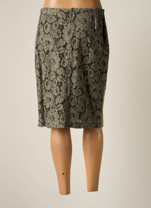 Jupe mi-longue vert MERI & ESCA pour femme