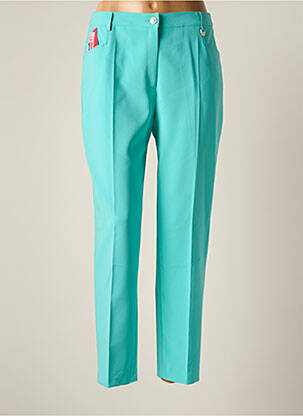 Pantalon slim taille élastique taille normale bleu JUMFIL femme