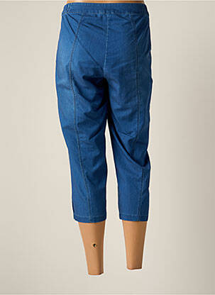 Pantacourt tissage popeline taille normale bleu JUMFIL femme