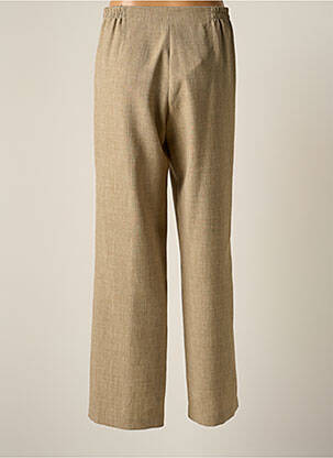 Pantalon droit taille élastique taille normale beige JUMFIL femme