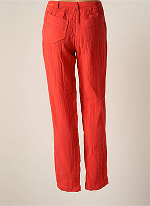 Pantalon slim taille élastique taille normale rouge JUMFIL femme