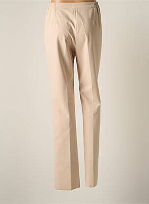 Pantalon slim tissage popeline taille normale beige JUMFIL femme