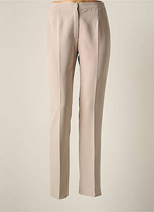 Pantalon slim taille élastique taille normale gris JUMFIL femme