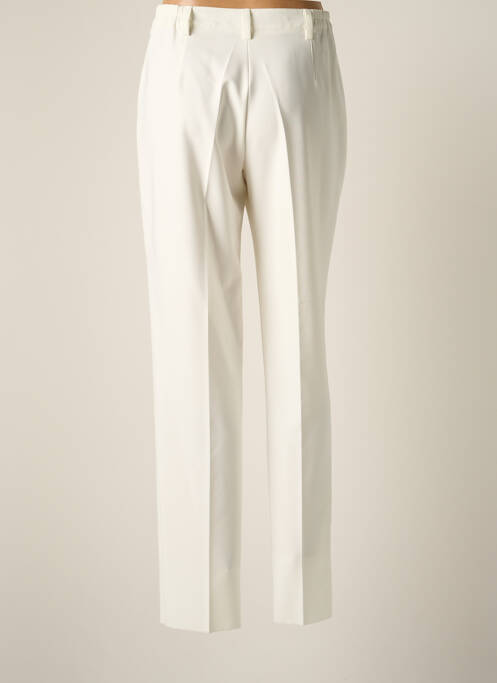 Pantalon slim taille élastique taille normale blanc JUMFIL femme