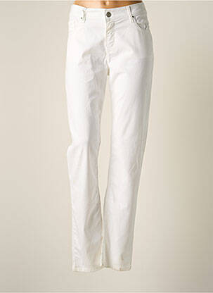 Pantalon slim stretch taille normale blanc JUMFIL femme