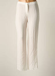 Pantalon droit taille haute taille haute blanc JUMFIL femme