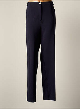 Pantalon droit stretch taille haute bleu JUMFIL femme