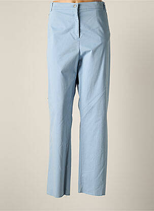 Pantalon droit stretch taille haute bleu JUMFIL femme